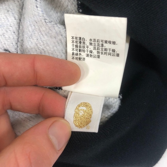 OG bape - holographic shark full zip hoodie - Picture 8 of 8